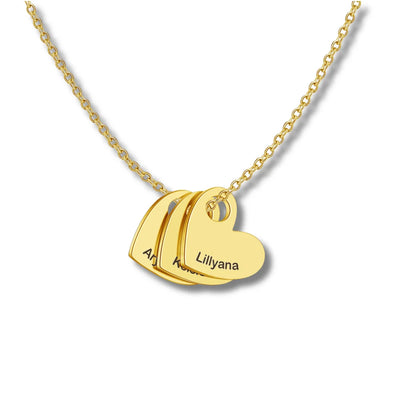 Personalized Heart Name Necklace - Sphere Standouts