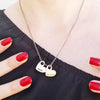 Personalized Heart Name Necklace - Sphere Standouts