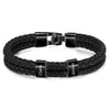 Personalized Leather Bracelet with Name Beads - Sphere Standouts