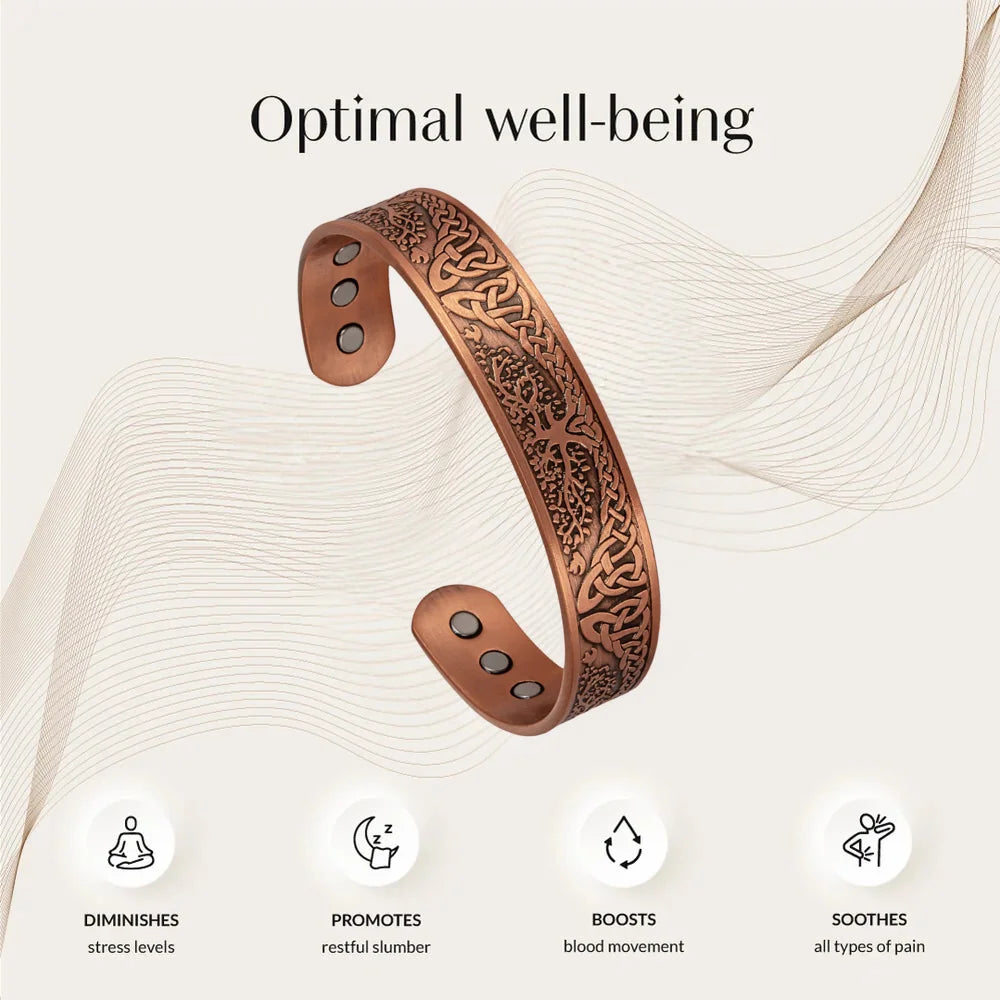 NordicFlow™ – The Original Copper Magnetic Bracelet Set — healing stone bracelet for women