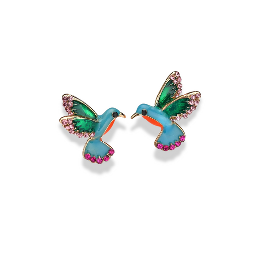 Radiant Hummingbird Earrings