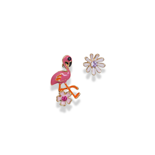 Tropical Flamingo Earrings