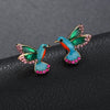 Radiant Hummingbird Earrings - Sphere Standouts