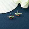 Rainbow Bird Earrings - Sphere Standouts
