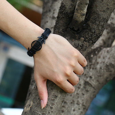 Retro Music Leather Bracelet - Sphere Standouts