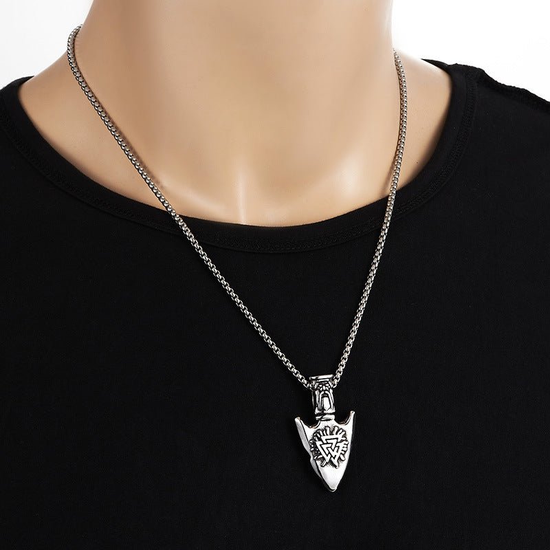 Rune Arrow Pendant – Viking Style - Sphere Standouts