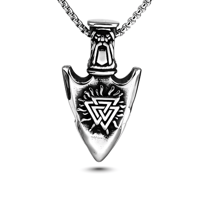 Rune Arrow Pendant – Viking Style - Sphere Standouts
