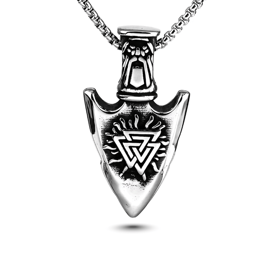 Rune Arrow Pendant – Viking Style - Sphere Standouts