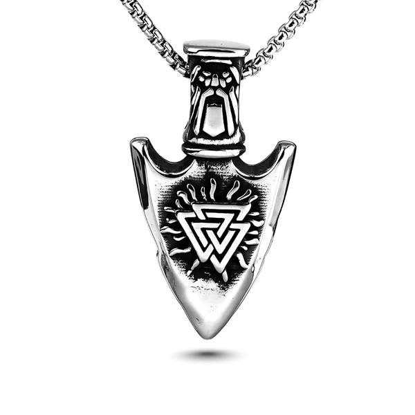 Rune Arrow Pendant – Viking Style | Sphere Standouts
