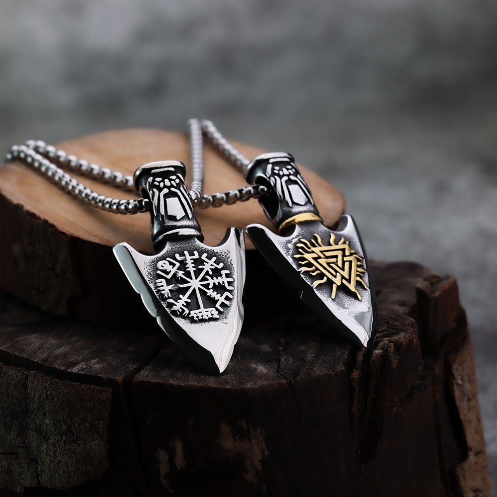 Rune Arrow Pendant – Viking Style - Sphere Standouts