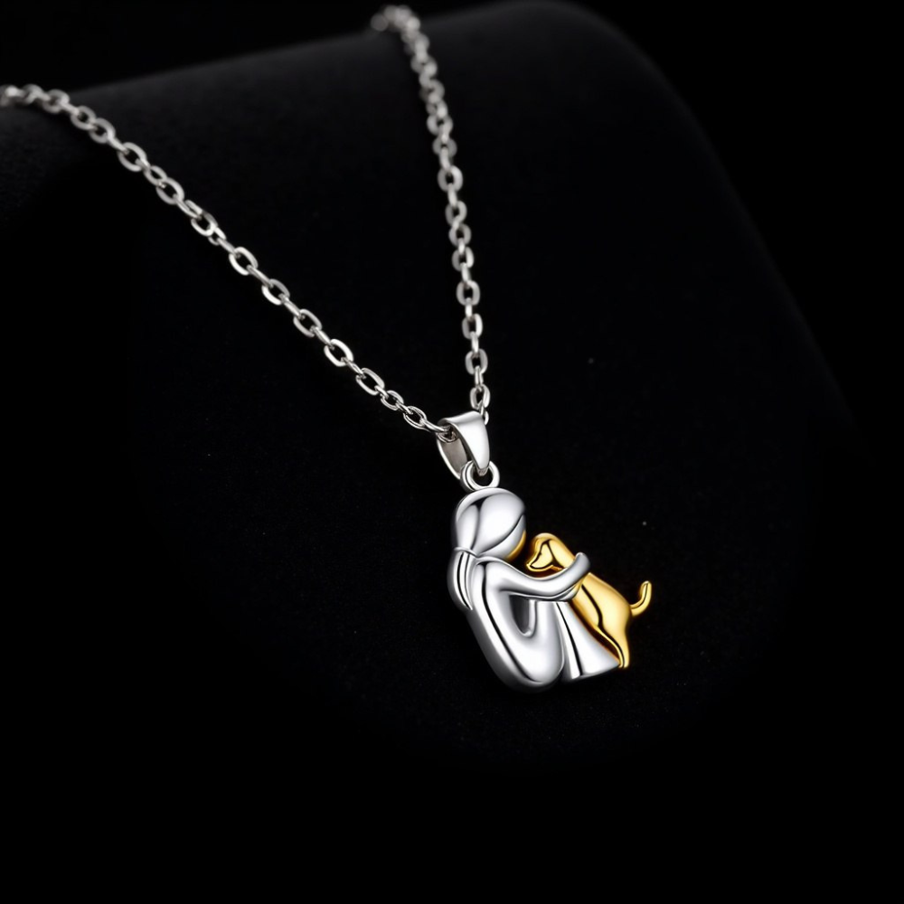 Faithful Dog Pendant - 925 Sterling Silver