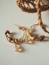 Squirrel Charm Earrings - Sphere Standouts