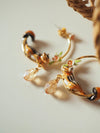 Squirrel Charm Earrings - Sphere Standouts