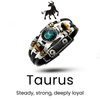 StarBorn Leather Zodiac Bracelet - Sphere Standouts