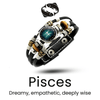 StarBorn Leather Zodiac Bracelet - Sphere Standouts