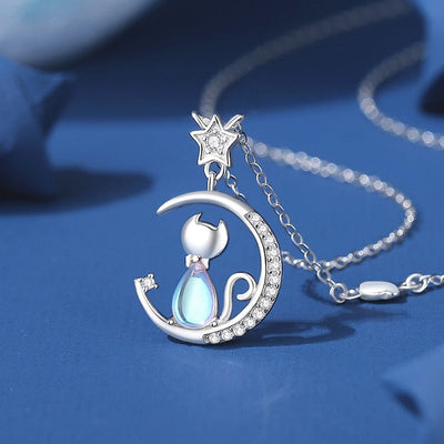 Starlit Cat Necklace - Sphere Standouts