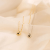 Teardrop Charm Necklace - Sphere Standouts