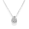 Teardrop Charm Necklace - Sphere Standouts