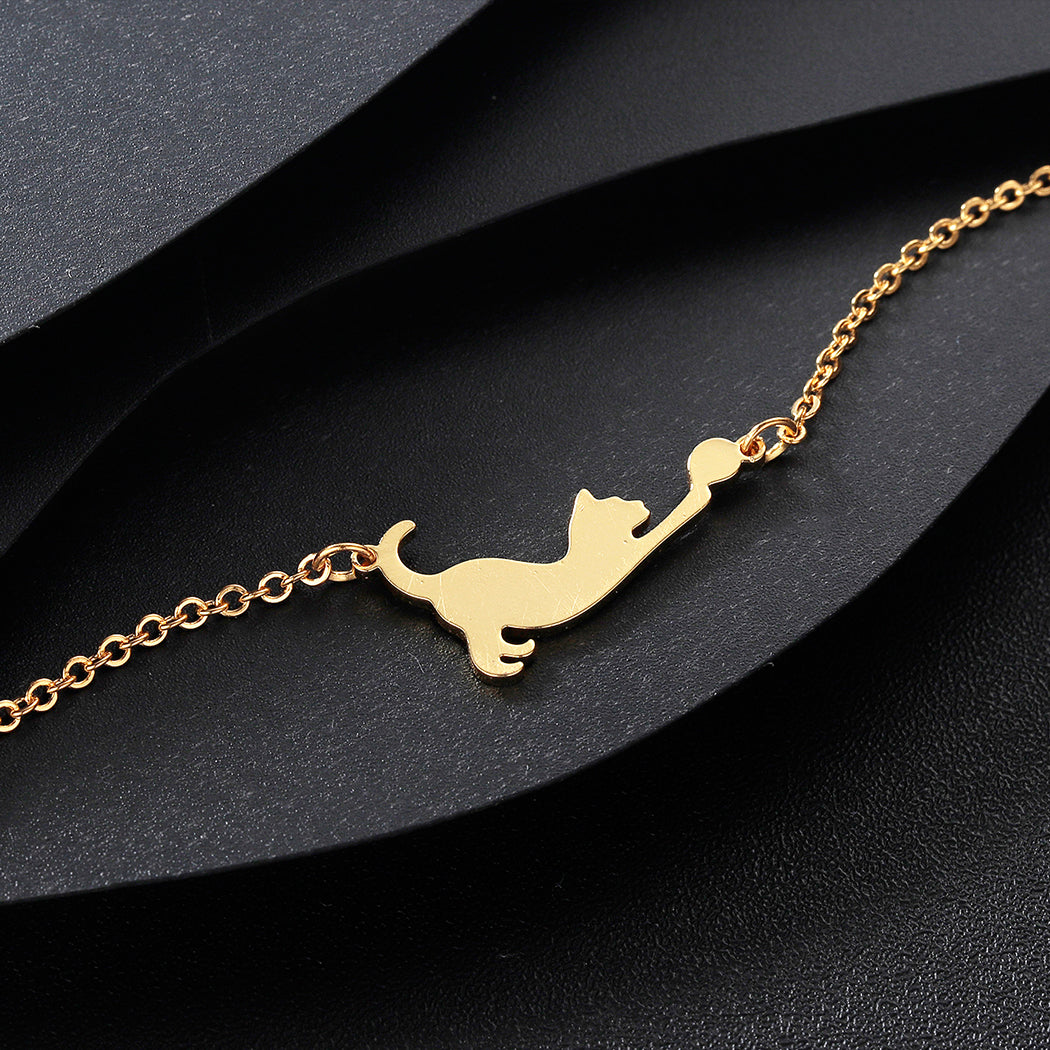 Playful Cat Stretch Bracelet