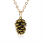 The Forest Pinecone Necklace in Gold — necklace for women