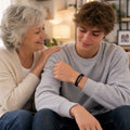 Grandmother and grandson with the Love You Forever bracelet