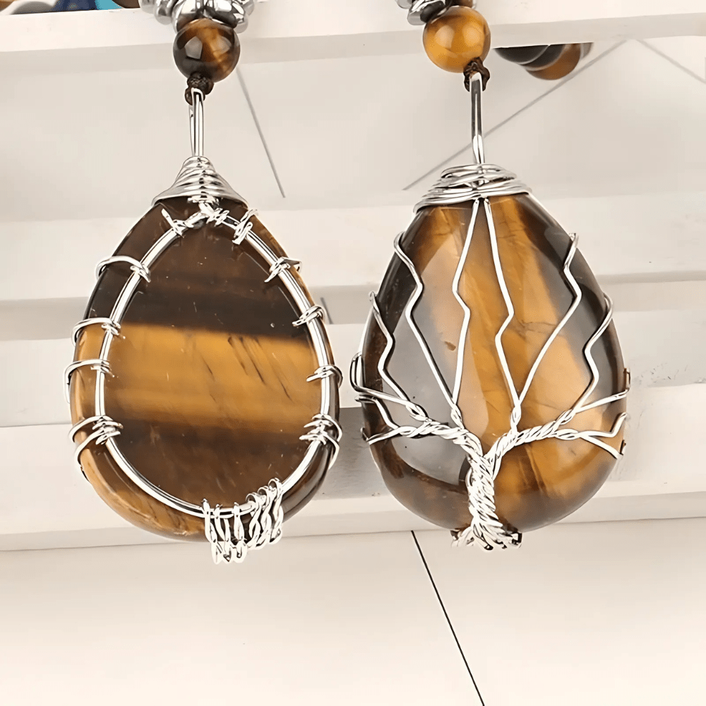 Tree of Life Bead Mala Necklace - Sphere Standouts