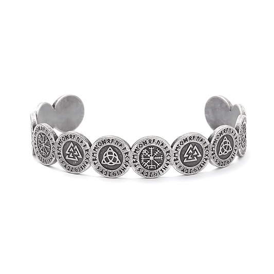 Vikings Valknut Compass Bracelet - Sphere Standouts