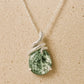 Whispers of Calm – Moss Agate Protection Pendant - Sphere Standouts