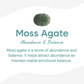 Whispers of Calm – Moss Agate Protection Pendant - Sphere Standouts