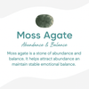 Whispers of Calm – Moss Agate Protection Pendant - Sphere Standouts