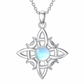 Witches Knot Moonstone Necklace - Sphere Standouts