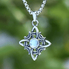 Witches Knot Moonstone Necklace - Sphere Standouts