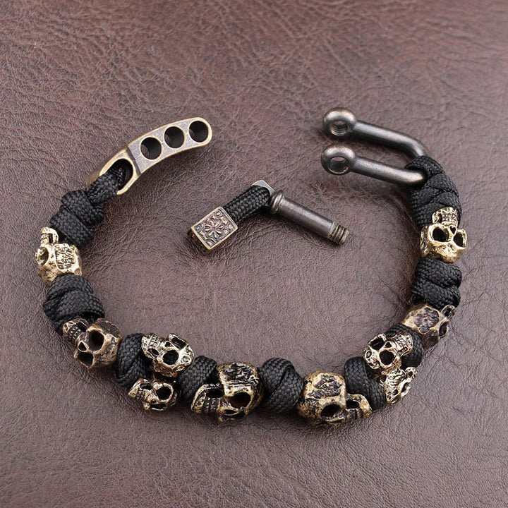 WorldNorse Skull Paracord Bracelet - Sphere Standouts