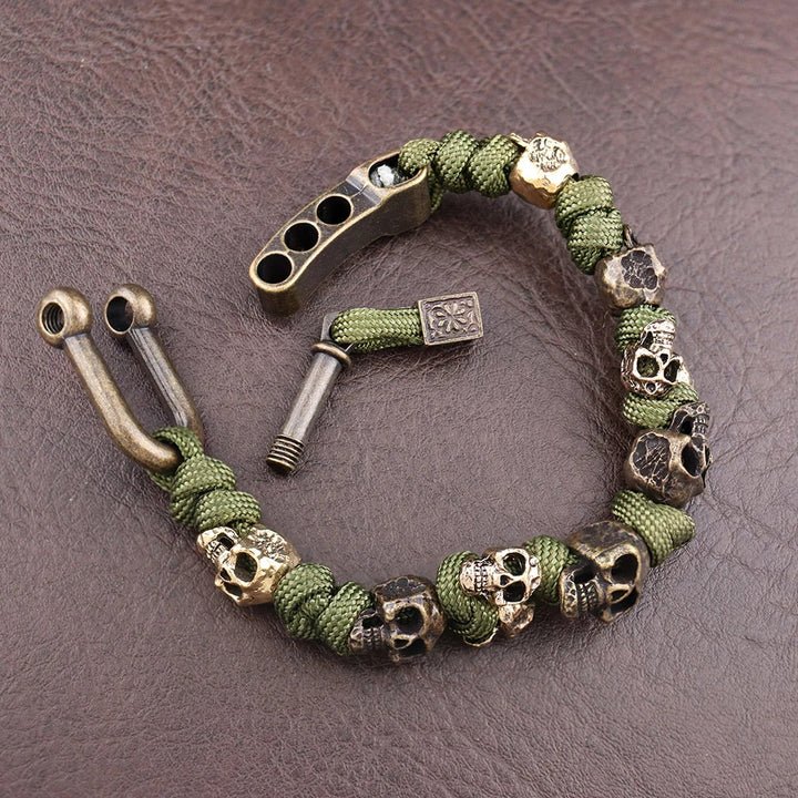 WorldNorse Skull Paracord Bracelet - Sphere Standouts