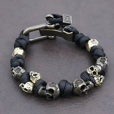 WorldNorse Skull Paracord Bracelet - Sphere Standouts