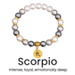 Zodiac Bracelet with Shell Beads - Sphere Standouts