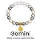 Zodiac Bracelet with Shell Beads - Sphere Standouts