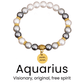 Zodiac Bracelet with Shell Beads - Sphere Standouts
